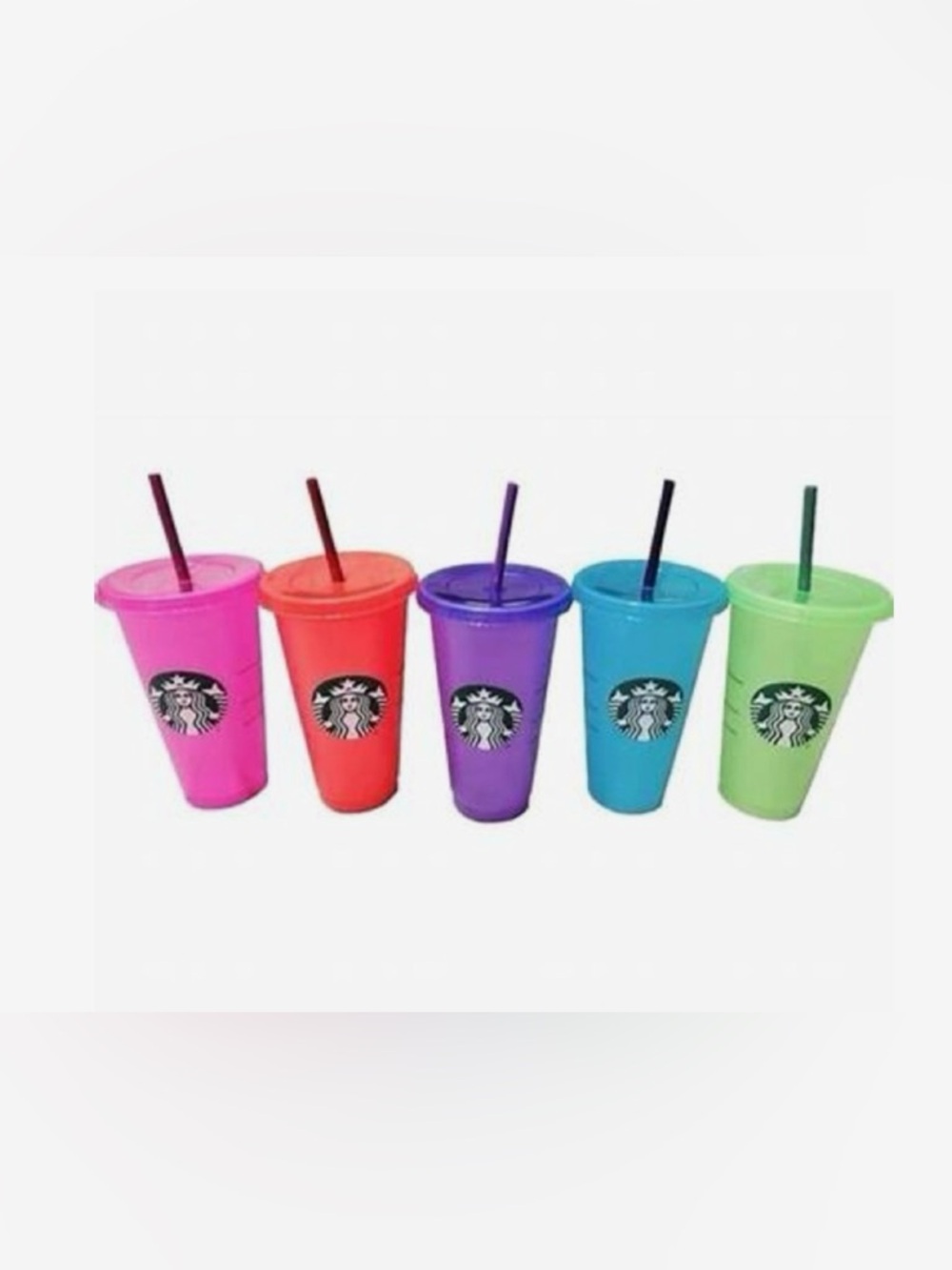 Starbucks Color-Changing Reusable Cold Cups - (5-Pack) - Picture 3 of 6